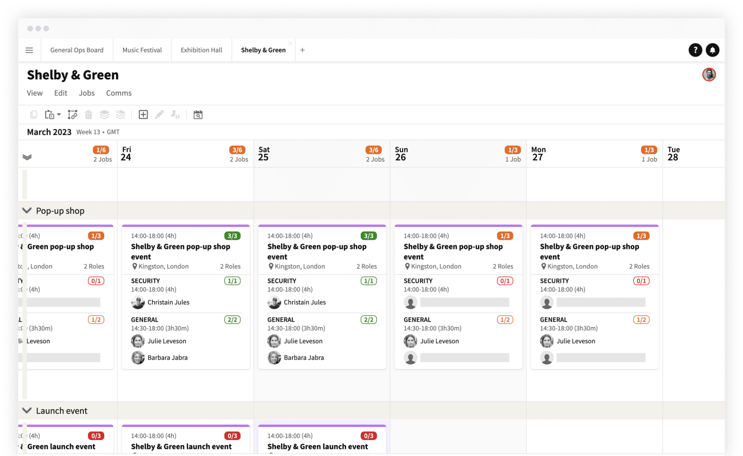 Liveforce-dashboard