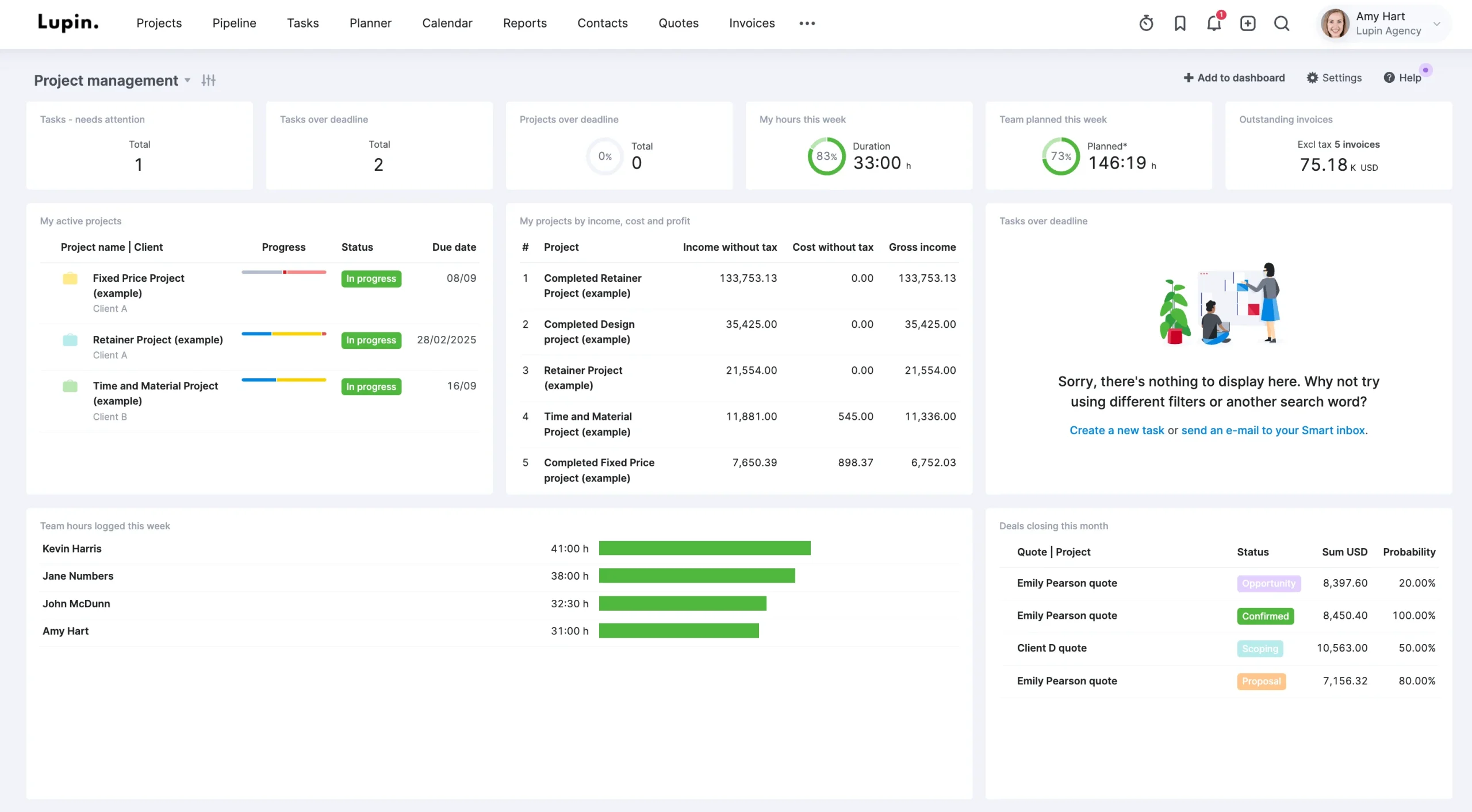 Scoro-Dashboard