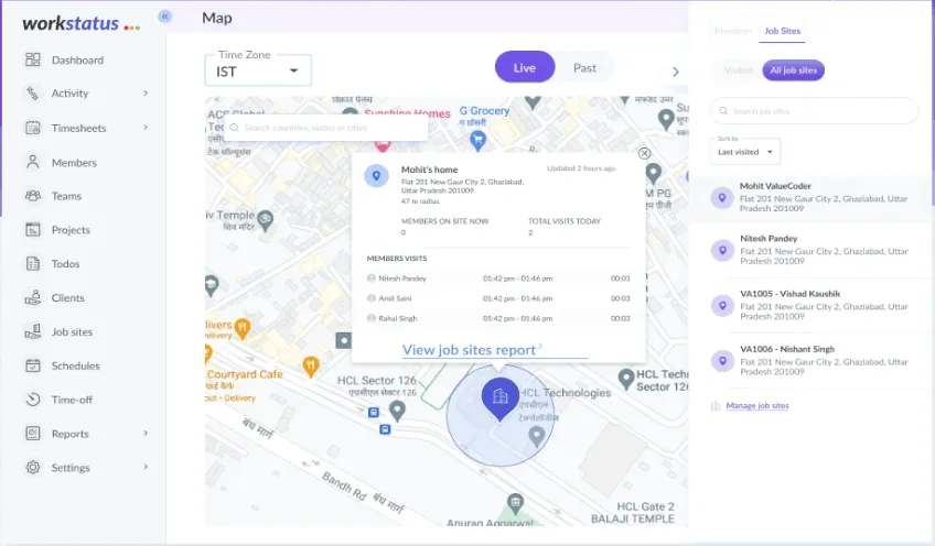Field service management software