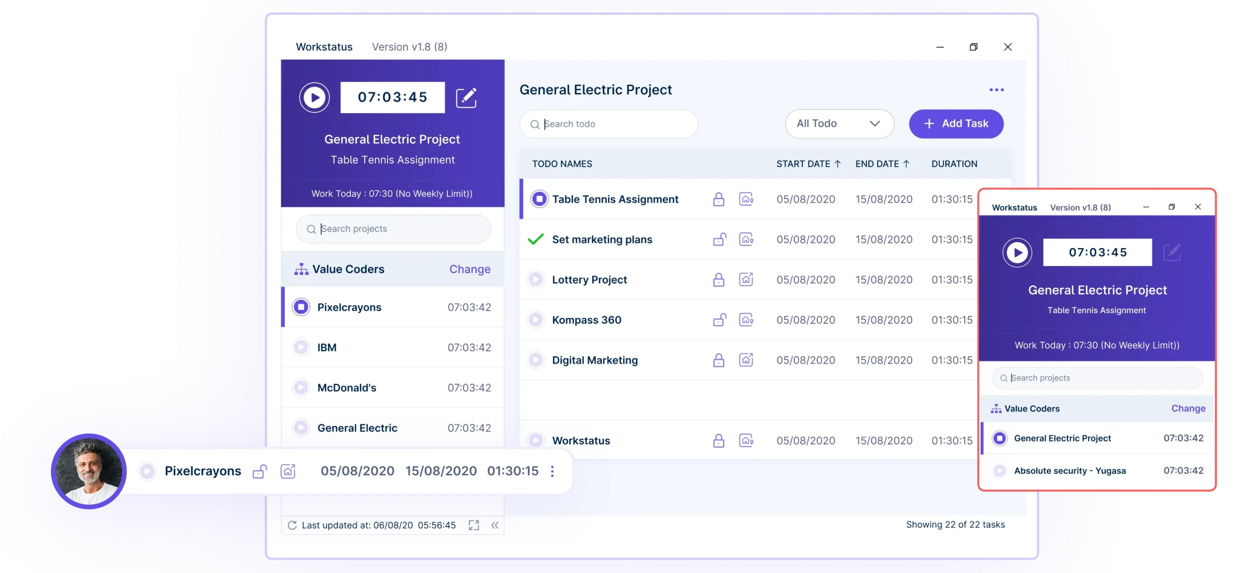 Accurate Time Tracking - Workstatus 