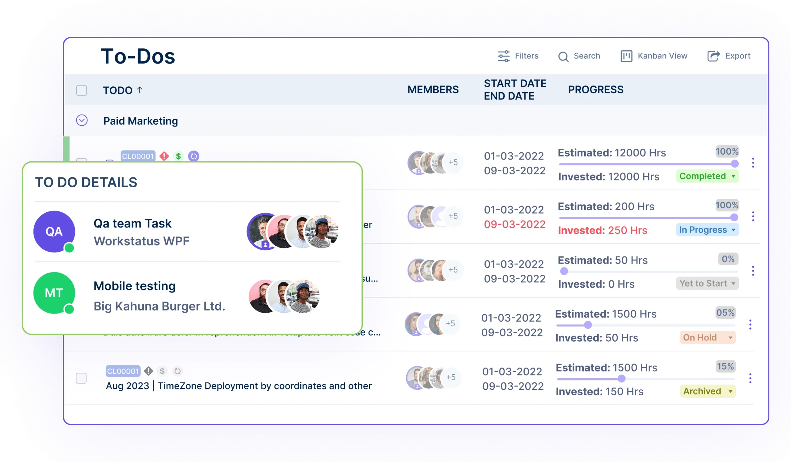 Task and Project Management - Workstatus