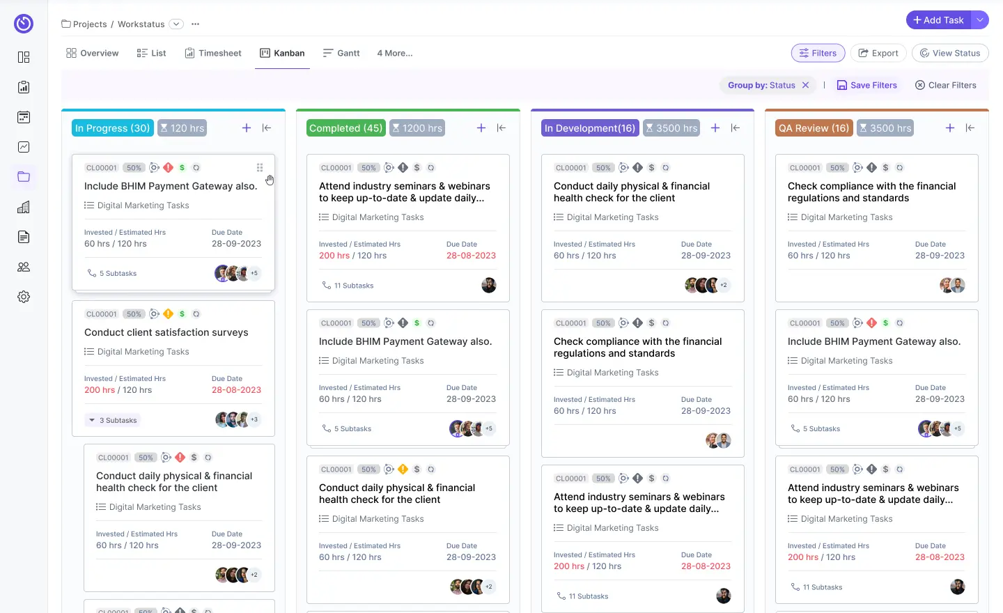 Kanban Boards - Workstatus