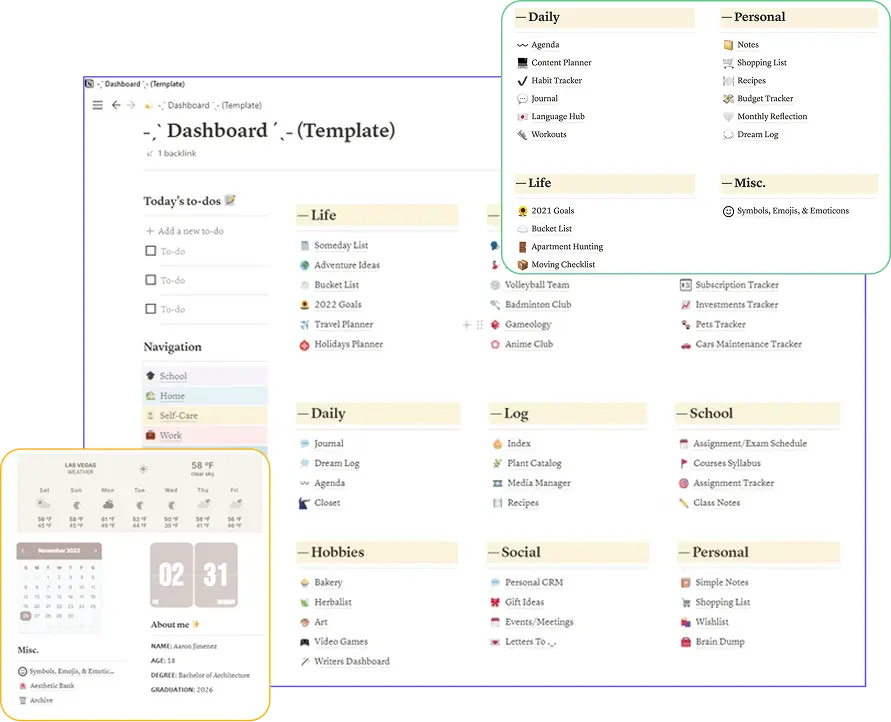 Notion Dashboard