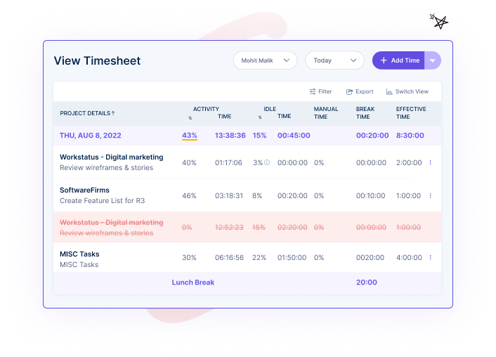 Automated Time Tracking For Accurate Timesheet