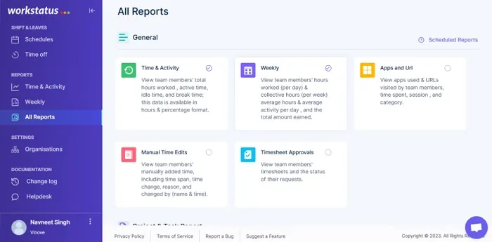 AI-Powered Reports in Workstatus