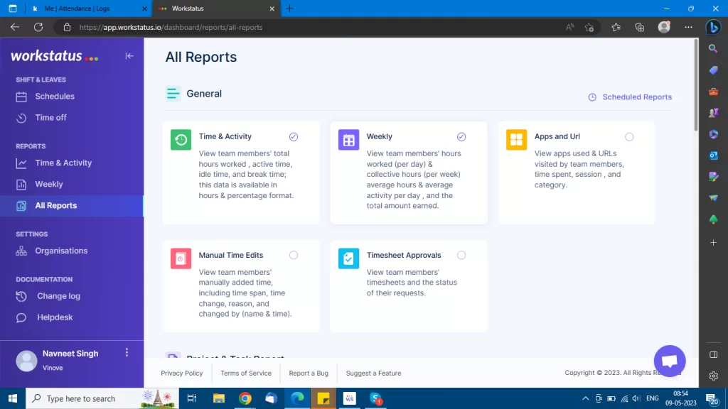 AI-Powered Reports Of Workforce Management Software- Workstatus