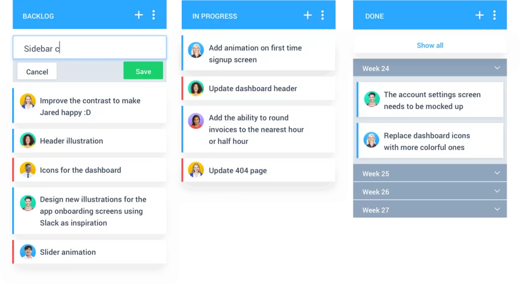 Project Management Feature of Hubstaff