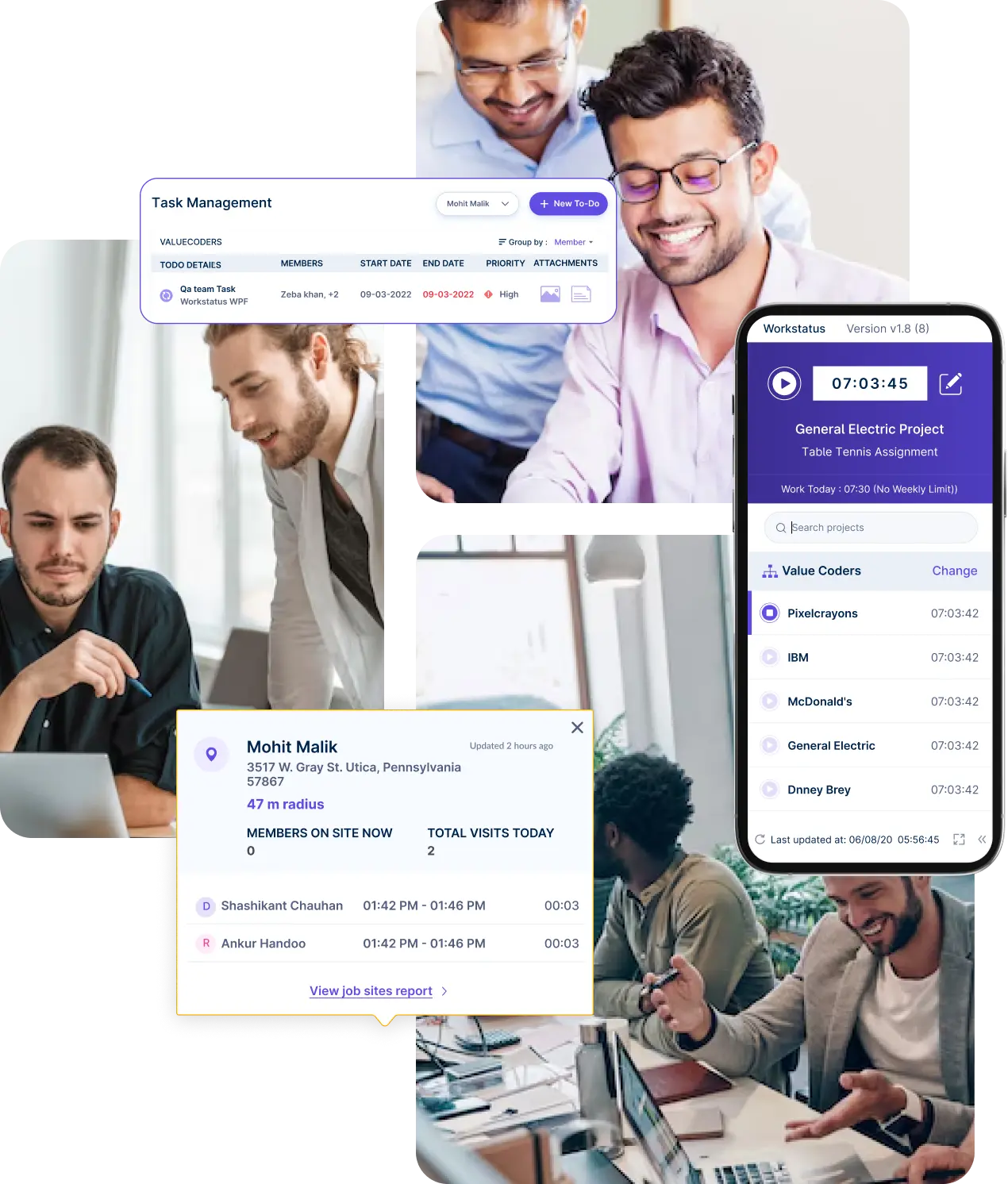 Mobile Employee Time Tracking with Workstatus