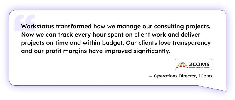 Workstatus Client Testimonial