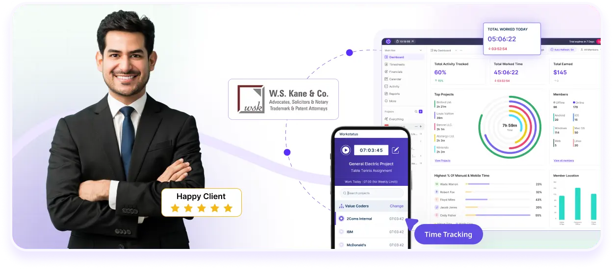 Simplifying Time Tracking for WS Kane and Co.
