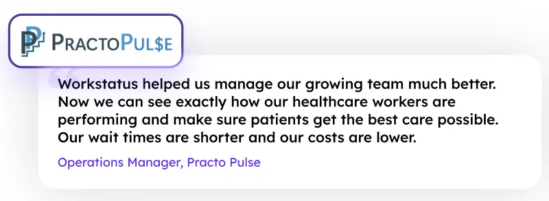 Practo Pulse Testimonial for Workstatus