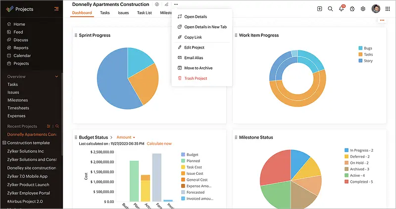 Zoho Projects Reviews