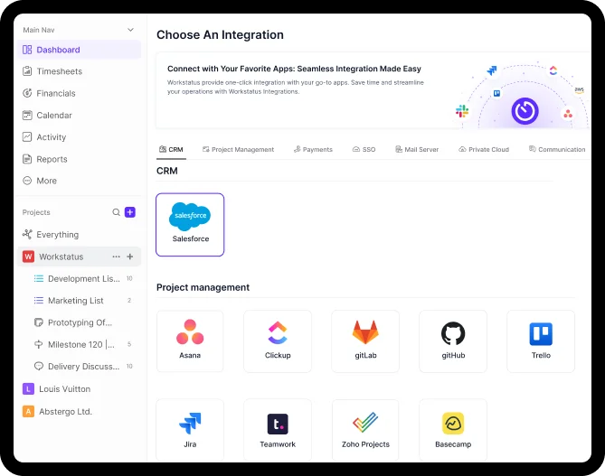 Add Salesforce Integration