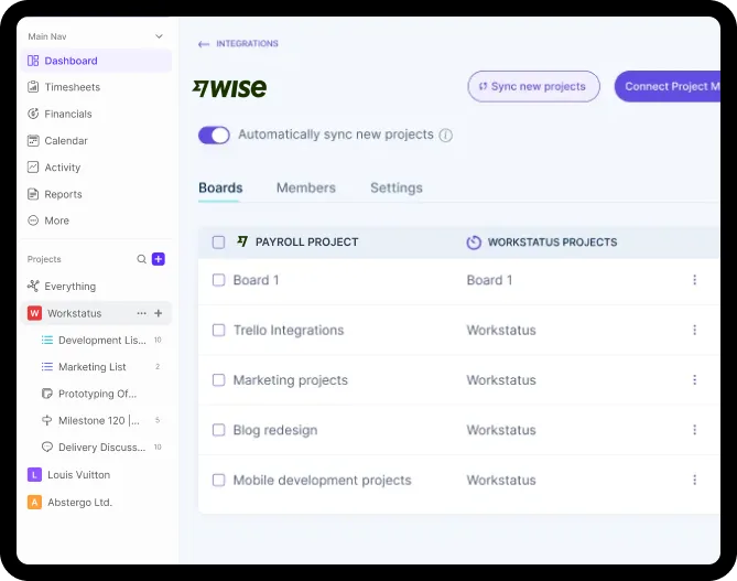 Sync Payroll & Teams