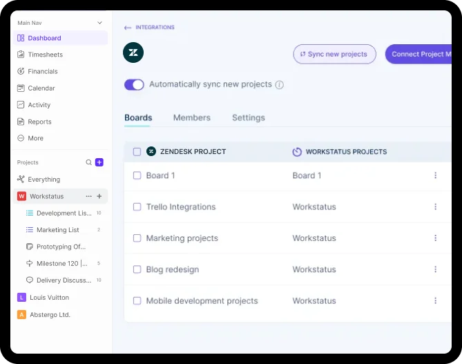 Sync Tickets & Teams