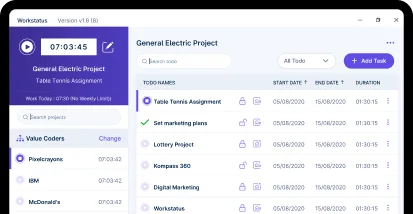 Project Management- Workstatus