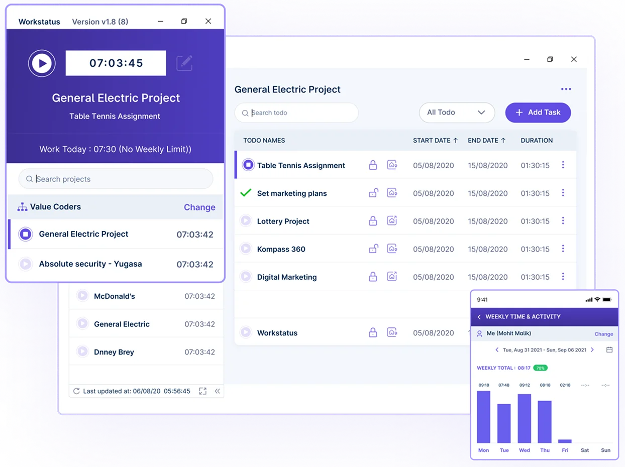 Time tracking